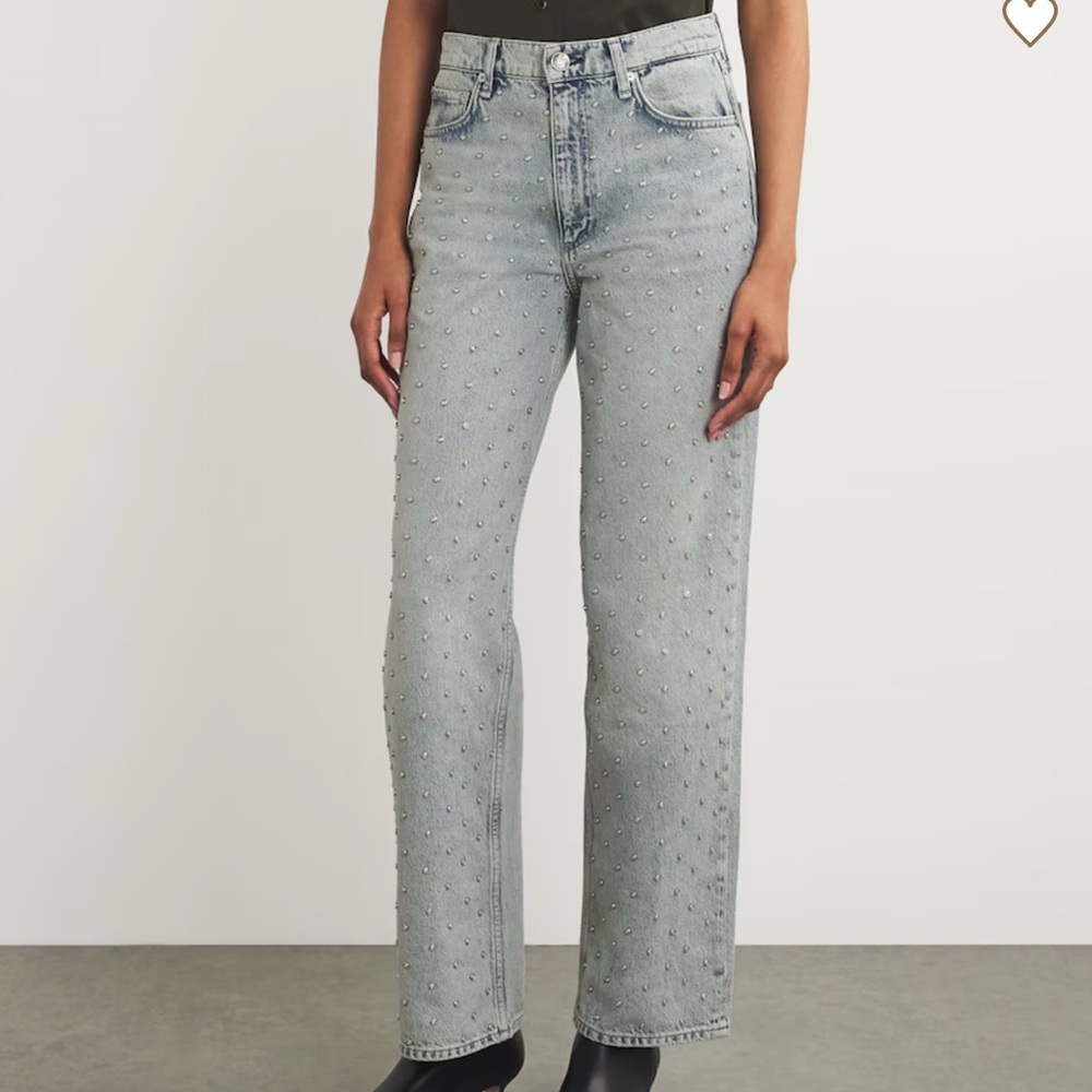 Rag & Bone Shea Straight High Rise Jeans